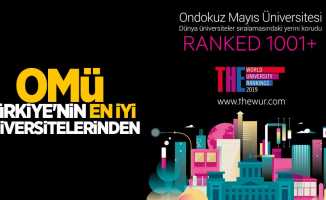 OMÜ Türkiye'nin en iyi üniversitelerinden 