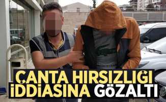 Samsun'da çanta hırsızlığı iddiasına gözaltı
