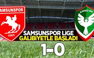 Samsunspor lige galibiyetle başladı 1-0