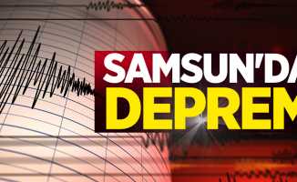 Samsun'da 2.3 şiddetinde deprem