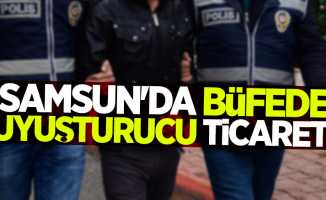Samsun'da büfede uyuşturucu ticareti! 1 gözaltı