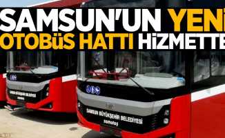 Samsun'un yeni otobüs hattı hizmette
