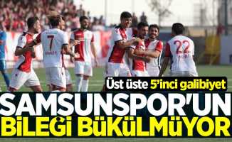 Samsunspor'un  bileği bükülmüyor 2-0