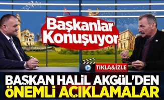 Başkanlar Konuşuyor'un konuğu Salıpazarı Belediye Başkanı Halil Akgül