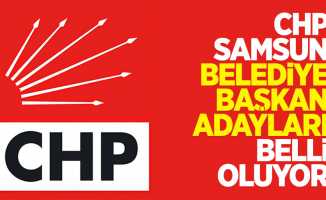 CHP Samsun belediye başkan adayları belli oluyor
