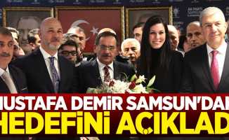 Mustafa Demir Samsun'daki hedefini açıkladı