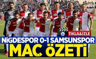 Niğdespor 0-1 Samsunspor | Maç özeti