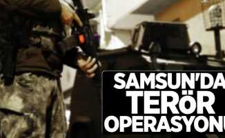 Samsun'da terör operasyonu: 1 tutuklama