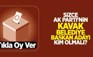 Sizce AK Parti'nin Kavak Belediye Başkan Adayı Kim Olmalı?