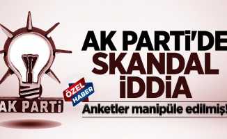 AK Parti'de skandal iddia! Anketler manipüle edilmiş!