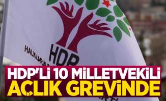 HDP'li 10 milletvekili açlık grevine başlıyor