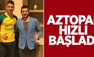 Mustafa Aztopal hızlı başladı