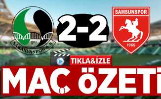 Sakaryaspor 2-2 Samsunspor Maç Özeti ve Golleri