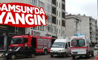 Samsun'da 4 yaşındaki çocuk yangın çıkardı