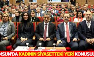 Samsun'da kadının siyasetteki yeri konuşuldu