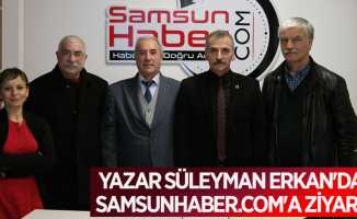 Süleyman Erkan'dan Samsunhaber.com'a ziyaret