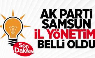 AK Parti Samsun il yönetimi belli oldu