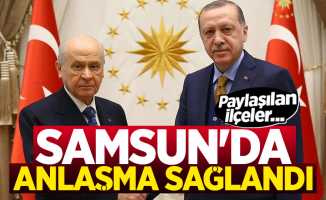 AK Parti ve MHP Samsun'da Anlaşma Sağladı