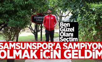 Aytaç Sulu: Samsunspor'a şampiyon olmak için geldim