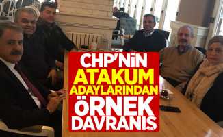 CHP'nin Atakum adaylarından örnek davranış