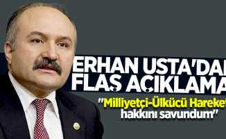 Erhan Usta'dan flaş açıklama! 