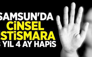 Samsun'da cinsel istismara 8 yıl 4 ay hapis