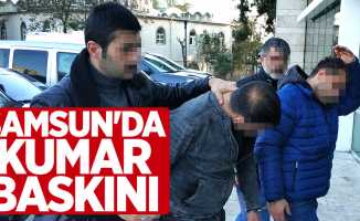 Samsun'da kumar baskını: 2 gözaltı