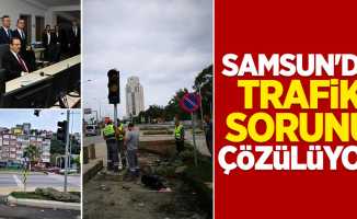Samsun'da trafik sorunu çözülüyor