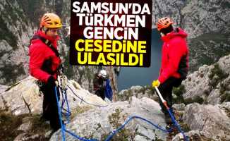 Samsun'da Türkmen gencin cesedine ulaşıldı