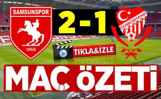 Samsunspor 2-1 Gümüşhanespor Maç Özeti ve Golleri