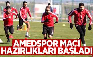 Samsunspor Amedspor maçı hazırlıklarına başladı