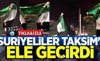 Suriyeliler Taksim'i ele geçirdi