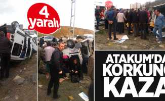Atakum'da korkunç kaza: 4 yaralı