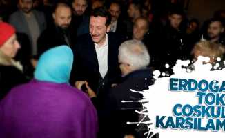 Erdoğan Tok'a coşkulu karşılama