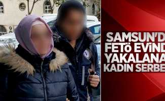 Samsun'da FETÖ evinde yakalanan kadın serbest