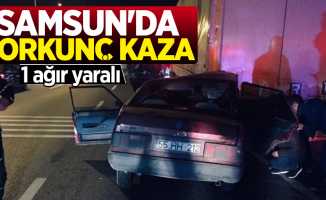 Samsun'da korkunç kaza: 1 ağır yaralı