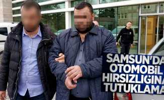 Samsun'da otomobil hırsızlığına tutuklama