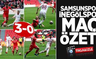 Samsunspor 3-0 İnegölspor | Maç Özeti ve Golleri