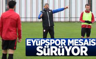Samsunspor'da Eyüpspor mesaisi sürüyor