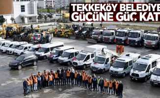 Tekkeköy Belediyesi gücüne güç kattı