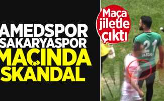 Amedspor Sakaryaspor maçında skandal! Maça jiletle çıktı...