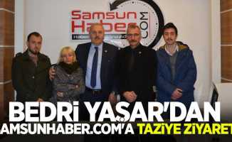 Bedri Yaşar'dan Samsunhaber.com'a taziye ziyareti