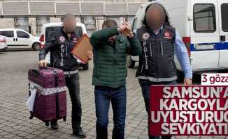 Samsun'a kargoyla uyuşturucu sevkiyatı! 3 gözaltı