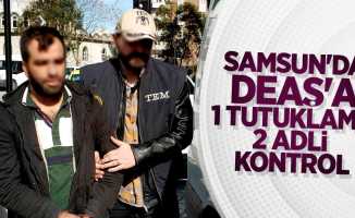 Samsun'da DEAŞ'a 1 tutuklama, 2 adli kontrol
