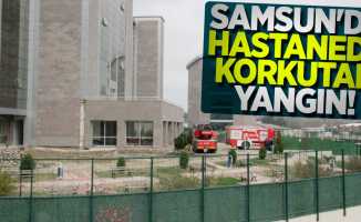 Samsun'da hastanede korkutan yangın!