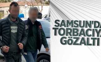 Samsun'da torbacıya gözaltı