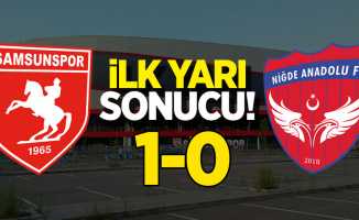 Samsunspor 1-0 Niğde AFK (Devre Arası)