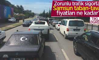 2019 zorunlu trafik sigortası Samsun taban-tavan fiyatları 