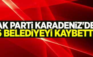 AK Parti Karadeniz'de 6 belediyeyi kaybetti!