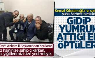 Kılıçdaroğlu'na saldıran Osman Sarıgün serbest bırakıldı! Gidip elini öptüler 